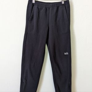REI Kids toasty fleece zip up pants 10-12